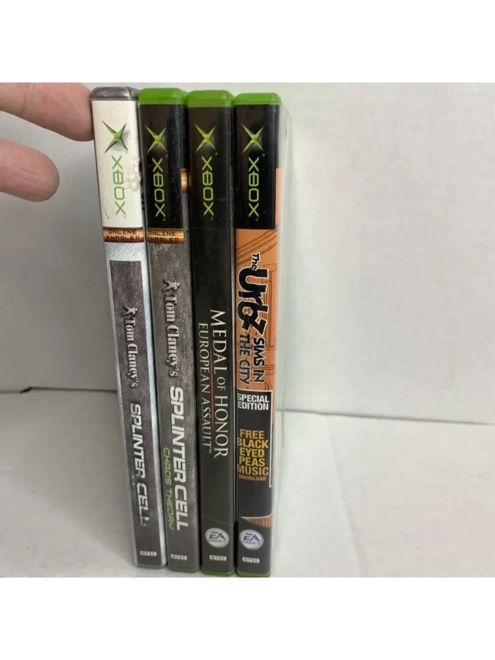XBox Games |  Lot of 4: Medal of Honor, Urbz Sims City, Splinter Cell + Chaos
